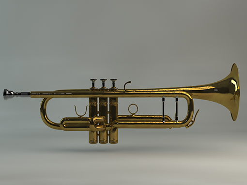 3D Trumpet Model